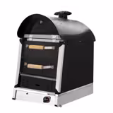 Gas Forno per patate al cartoccio (Kumpir) - manuale - 530x740x1100mm - Acciaio inox - con 2 cassetti