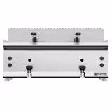 Gas Doppelfritteuse - 8+8 Liter - 12 kW - mit Ablasshahn