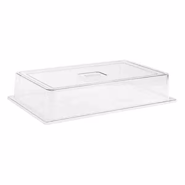 (6 stuks) Deksel - voor GN 1/1 bak/plateau - GN 1/1 - Polycarbonaat - 530x325mm - hoogte: 95mm