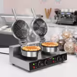 Waffeleisen - Doppelt - 2,6 kW - Form: Herzform