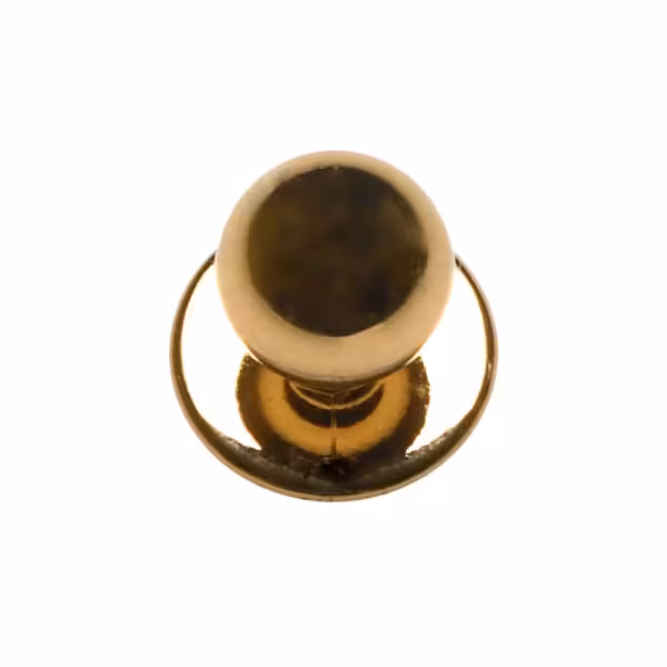(12 stuks) Bolknopen - goud