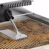 Grattoir - 87x348x40mm - Inox avec poignée en plastique
