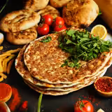 Elektro Pizza / Lahmacun Durchlaufofen mit Förderband aus Schamottstein - Digital - Bandbreite: 780mm - 200 Pizzen/Stunde