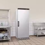 Mrazák nerezový PREMIUM - 600 l - s 1 dveřmi - Vnitřní strana dveří z plastu