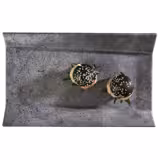 (6 kpl) Tarjotin - ELEMENT - Melamiini - GN 1/4 - Korkeus: 35 mm - Harmaa - Pinoamiskelpoinen