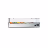 Kühlaufsatzvitrine ECO - 1400x335mm - 6x GN 1/4
