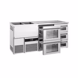 Barkoelkast PREMIUM - 1950x700mm - 5 laden