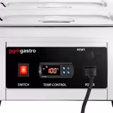 Aquecedor de chocolate em banho-maria - 2x GN 1/3 90mm - 1,5kW - incl. 2 tampas e 2 cubas GN 1/3