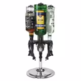 FUCHS | Countertop swivel rack for 6 bottles - 0.7 to 1 liter - Chrome-plated