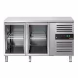 Mostrador refrigerado ECO - 1360x700mm - puertas de cristal - GN 1/1 - refrigeración ventilada - 282l