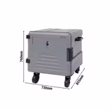Thermo box - Frontloader - čelní plnění - 180 l - s ohřevem - pro 12x GN 2/1
