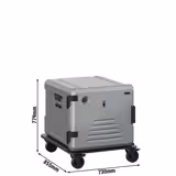 Contenitore isotermico - Frontloader - GN 2/1 - 180 Liter - riscaldato - per 12x GN 2/1