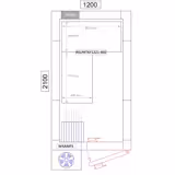 Regalset Aluminium - L-Form - Bautiefe: 460mm - Tragkraft: 600 kg