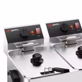 Friteuse électrique double – 4+4 litres – 5 kW