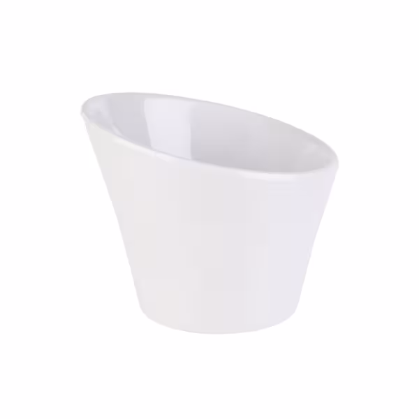 (6 komada) Posuda - CASUAL - Melamin - 0,3 litra - Ø 120 mm - Bijela boja