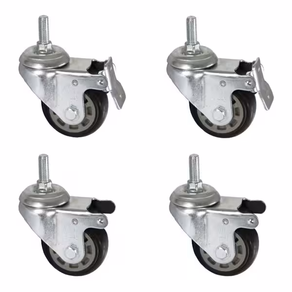 (4 st) Hjulsats för degblandare TMP & TMBO