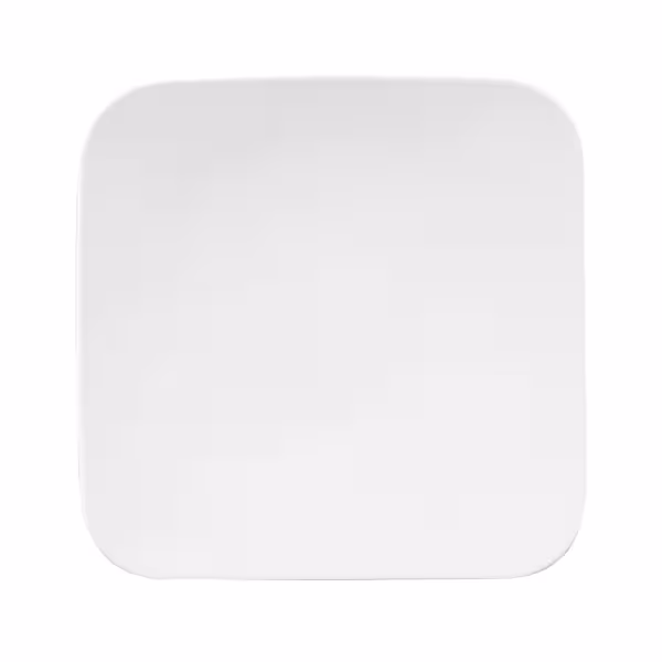 (4 pieces) SELTMANN WEIDEN | MAXIM Coup Fine Dining Square Coupe Dinner Plates – Fine Diamond Pattern - Porcelain - 29 x 29 cm - Cream