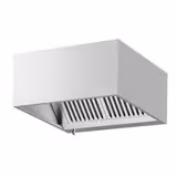 Commercial Wall-Mounted Extractor Hood – 1000mm – with Baffle Filters & Lighting