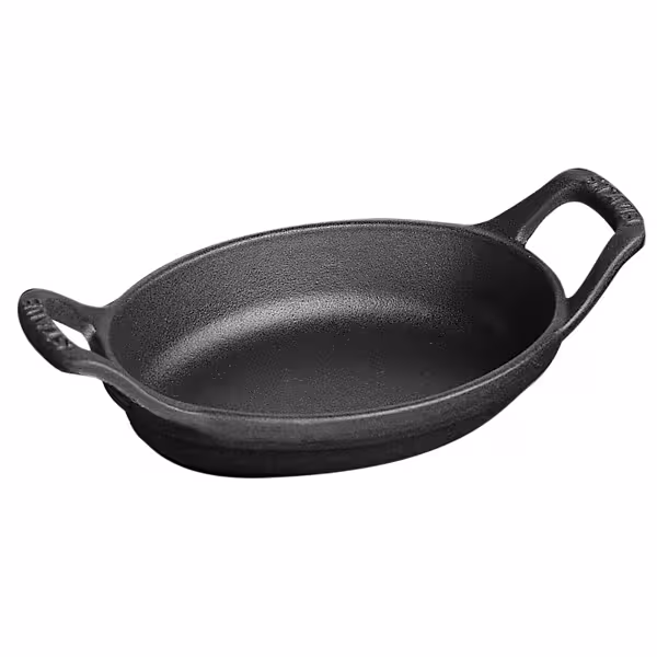 STAUB | SPECIALITIES - Bakvorm - ovaal - 150mm - gietijzer - zwart