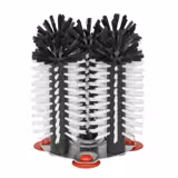 (2 pieces) FUCHS | DELFIN® Glass washing-up brush - 5x180mm - with metal base plate - round