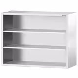 Commercial Stainless Steel Wall Cupboard PREMIUM - 1400x400x1000mm - Open Front (no doors)