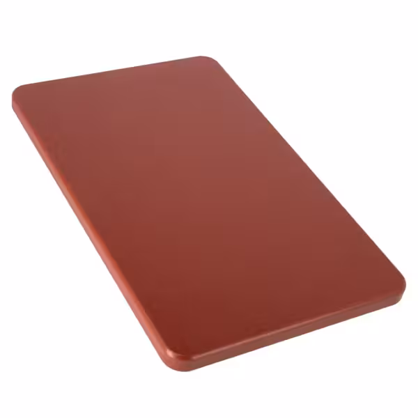 Snijplank - 250x400mm - Dikte: 20mm - HACCP-conform - HDPE 500 - Bruin - Vaatwasmachinebestendig