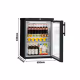 LIEBHERR | Chłodziarka podblatowa - 600x610mm - 148 litrów - z 1 szklanymi drzwiami	