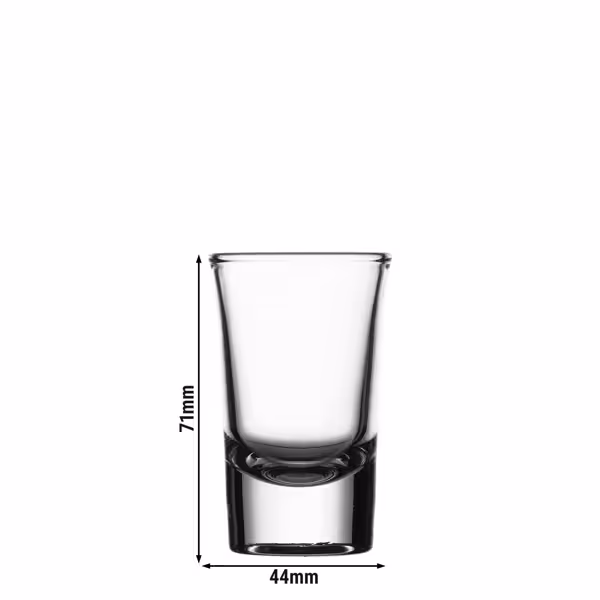(12 pcs) Shot glass - SPECIALS - 40 ml - calibrated at 20 ml