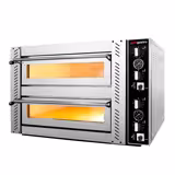 Elektrikli pizza fırını 4+4x 34 cm - Manuel- alt stand dahil