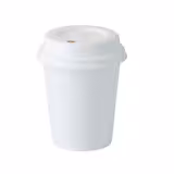 (1000 pcs) Couvercle réutilisable - Transparent - compatible avec 200ml Bol à soupe Ø80mm