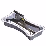 Crêpes-Gerät - mit 2 Platten - Ø 400mm inkl. Teigverteiler