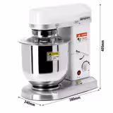 Countertop Commercial Planetary Mixer - 7L - 500W - incl. 3 attachments