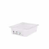 (6 pièces) CAMBRO | SafeTrak - Récipients en polypropylène GN 1/2 - laiteux - Hauteur : 100mm