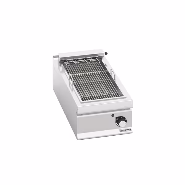 Elektrische grillplaat - 5,4kW - 0,4x0,9m - Tafelmodel - RVS