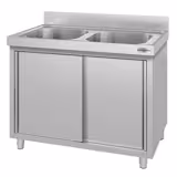 Mueble fregadero ECO - 1600x700mm - con 2 lavabos en el centro