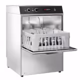 Tezgah Altı 40x40 cm Sepetli Bardak Yıkama Makinesi - Butonlu - 2,97kW - Tahliye – Deterjan – Parlatıcı Pompalı