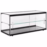Toonbankvitrine - neutraal - gemaakt van gehard glas - 950mm