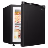 Mini vriezer ECO - 445mm - 32l - 1-deurs - Zwart - rvs deur