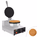 Commercial Ice‑Cream Cone Waffle Maker, Round – 1.3 kW - 190 mm plate - Teflon-coated cast iron - 50–300°C - Oktoberfest edition