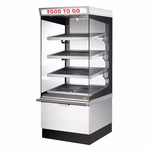 UBERT | Witryna grzewcza – 730 x 800 mm – 4 podgrzewane półki