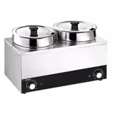 Bain-marie hotpot - 2x3,5L - 300W - totaal 7L