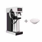 Koffiezetapparaat - filterkoffie - 1,5L - incl. pompthermoskan