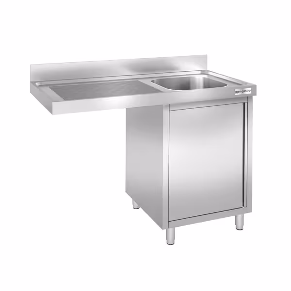 Spülmaschinen-Spülschrank - 1200x700mm - mit 1 Becken rechts