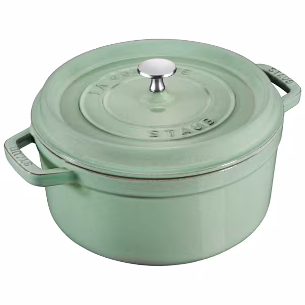 STAUB | LA COCOTTE - Kookpot - Ø 180mm - Gietijzer - Saliegroen