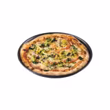 (6 pz) Teglia per pizza - Lamiera bluita - Ø260mm - Altezza: 25mm