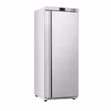 Voorraadkoelkast RVS ECO - 400l - met 1‑deurs dichte deur & 4 roosters - binnenzijde kunststof