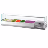 Countertop Prep Well / Refrigerated Topping Unit PREMIUM PLUS - 1733x353mm - 7x GN 1/4