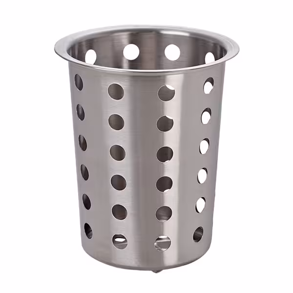 Cutlery holder - perforated - height: 13.5 cm
