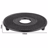 (6 peças) Base para copos - ASIA - ferro fundido - Ø 135mm - adequado para bules ASIA