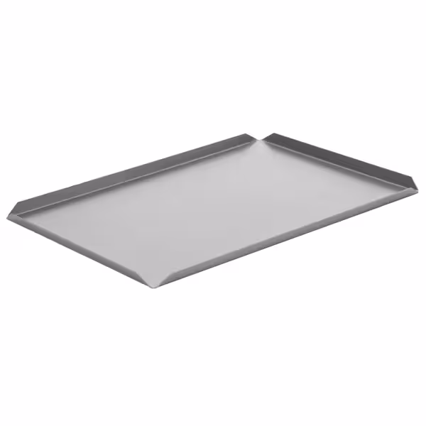 (5 stuks) Vitrineplateau - Aluminium - 500x100x10mm - zilver